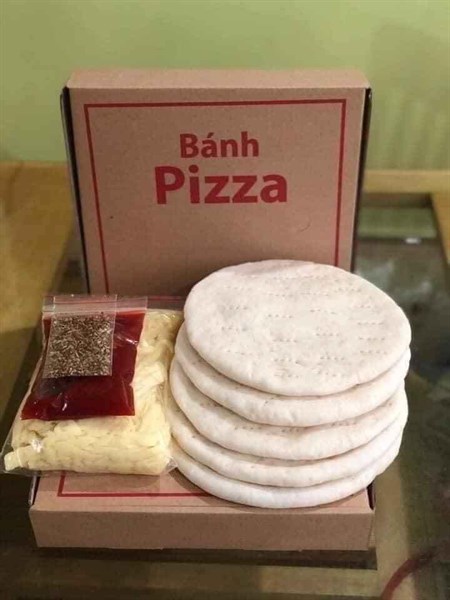 Sét 5 đế pizza kèm 2,5 phô mai,1 sốt