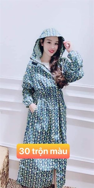 Áo mưa măng tô thời trang