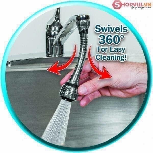 Nối vòi rửa bát inox
