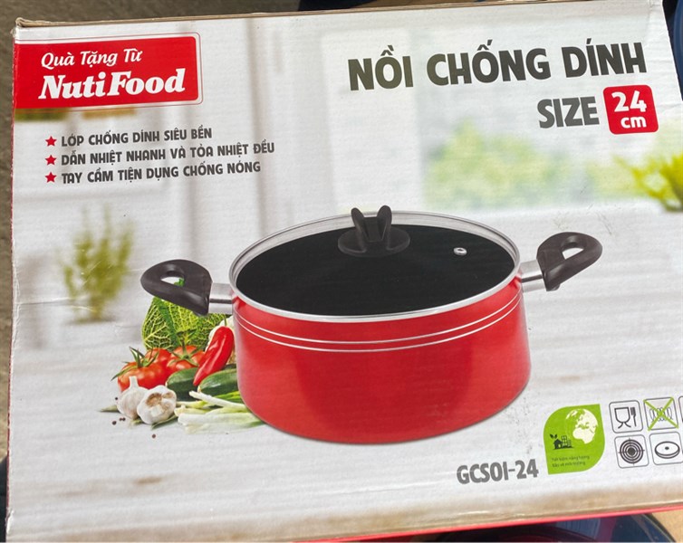 Nồi chống dính 24 cm km nuti