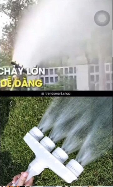 Vòi tưới cây 3 ngoe