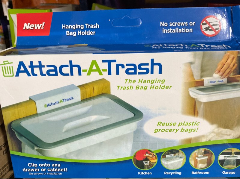 Kẹp túi đựng rác có nắp đậy