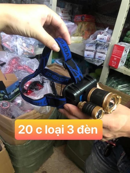 Đèn pin đội đầu