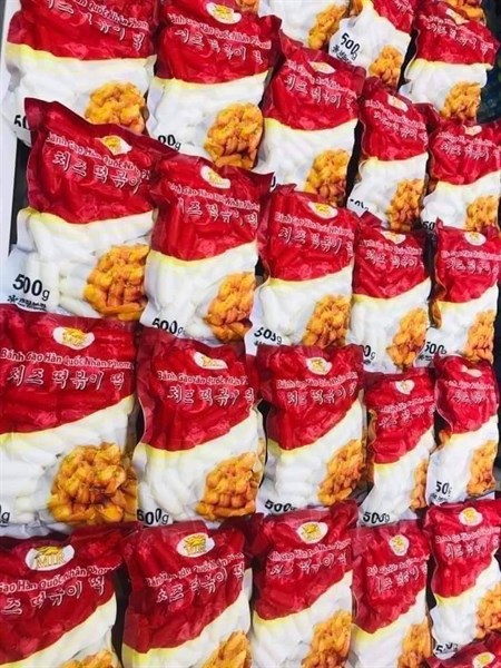 Topokki phô mai ( 1 gói 500g )