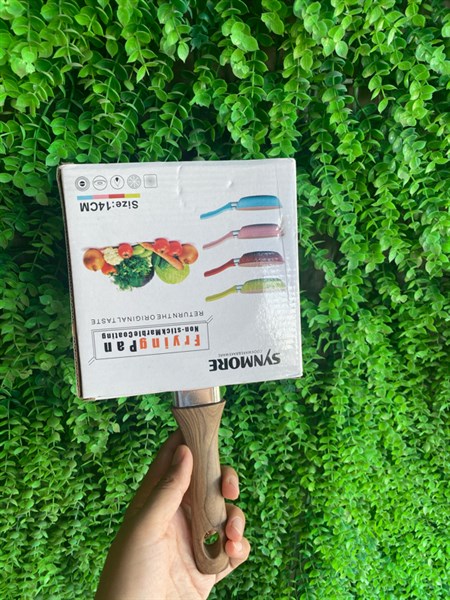 Chảo lúa mạch cán gỗ 14 cm