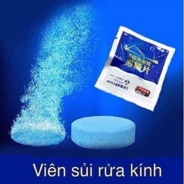 Viên sủi lau kính ô tô
