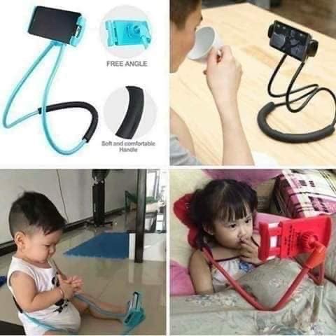 để điện thoại kẹp cổ