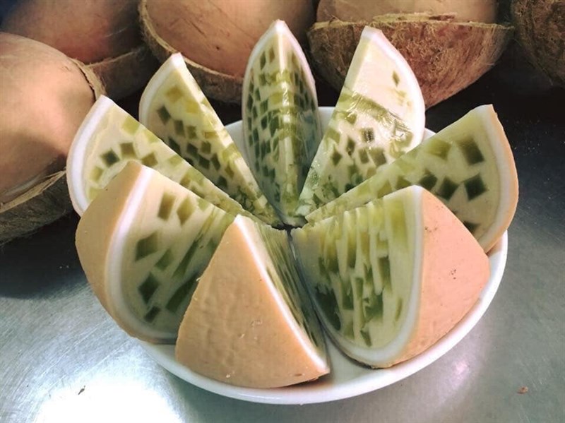 flan dừa
