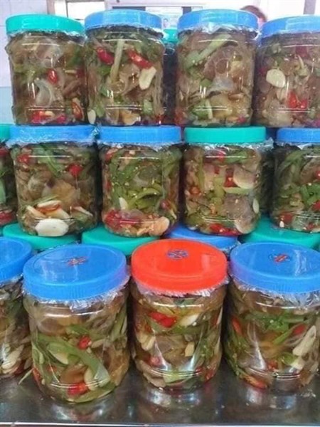 Gân bò ngâm rau tiến vua