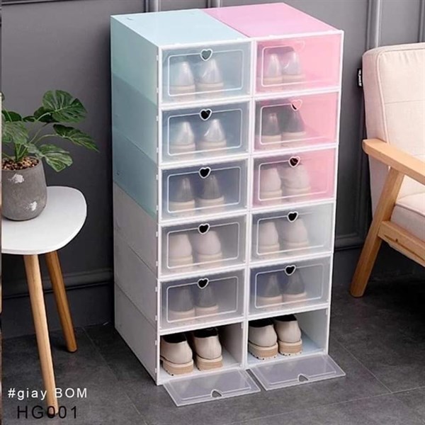 Hộp giày nhựa mới gấp gọn