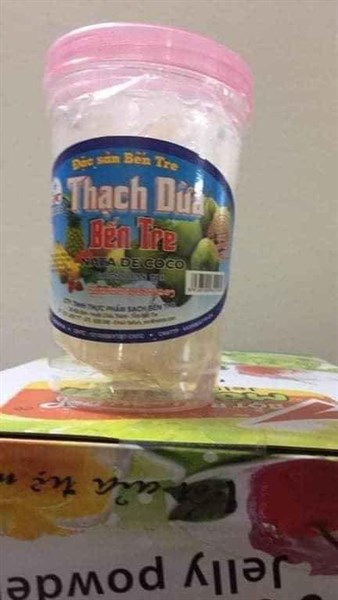 Thạch dừa bến tre hộp 500g
