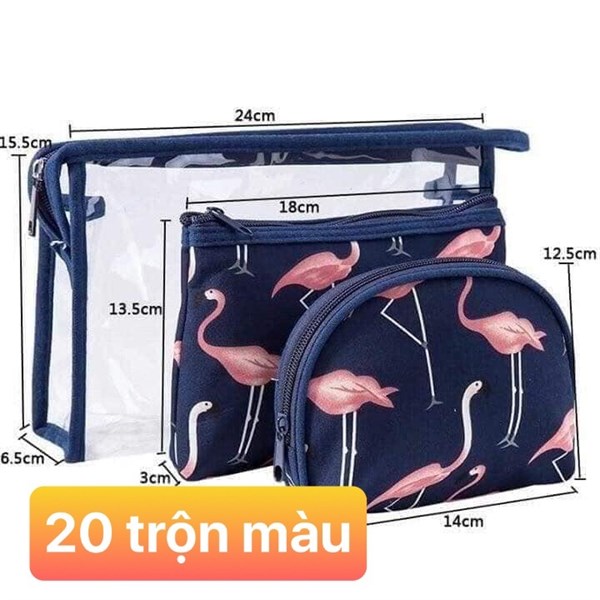 Túi mỹ phẩm hạc