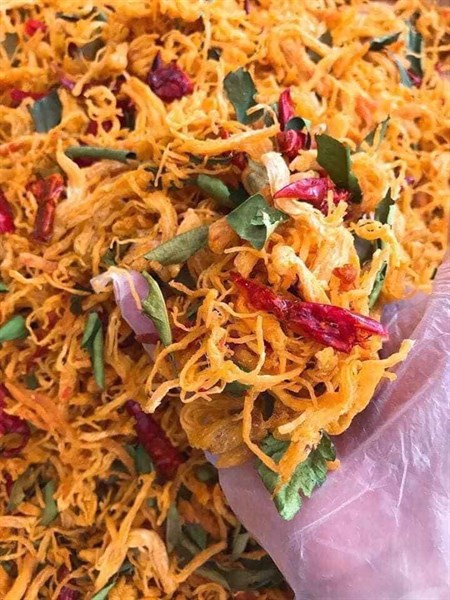 Gà khô lá tranh ( gói 500g )