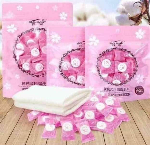 Giấy ướt viên ( 1 túi 50 viên )
