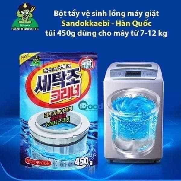 Tẩy lồng máy giặt gói