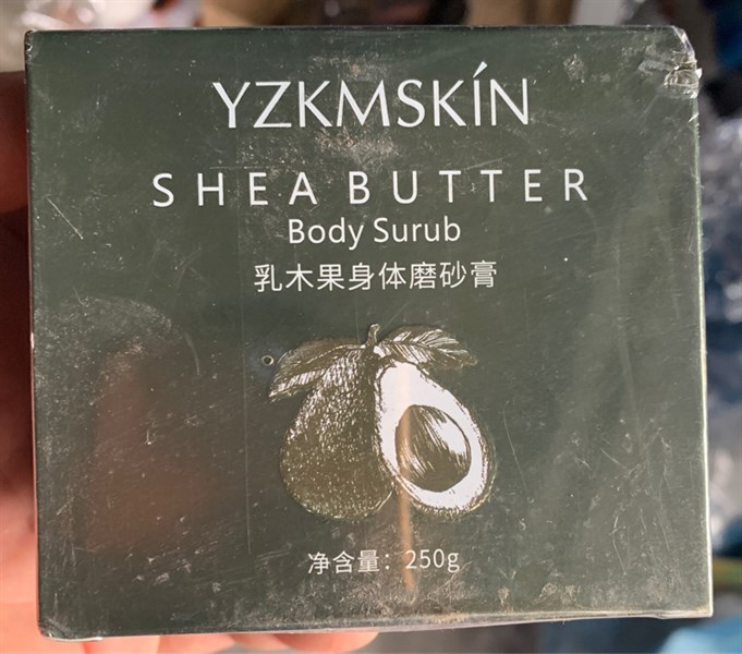 Tẩy da chết màu xanh YZKMSKIN