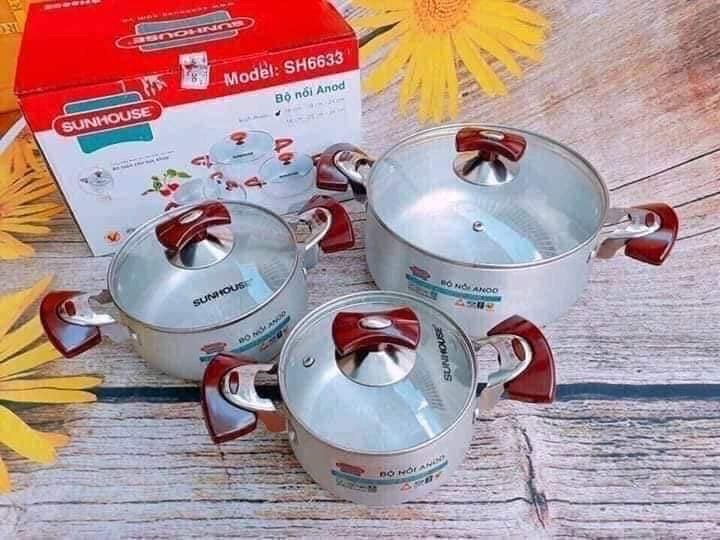 Bộ nồi sunhou 6633