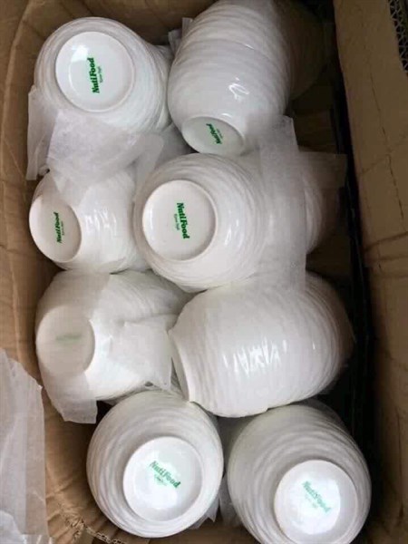 Bát tô vân sần nắp hút chân không