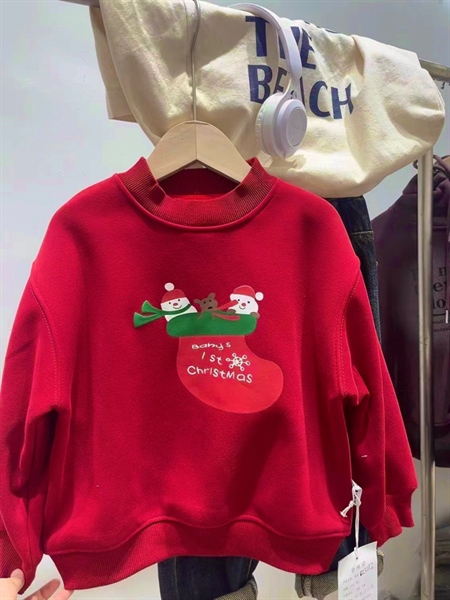 Áo nỉ noel hình tất