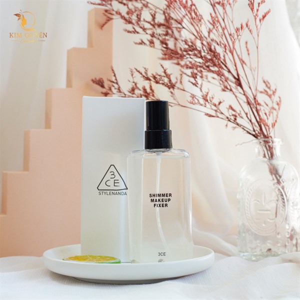 XỊT KHOÁNG KHOÁ NỀN 3CE 95ML ( TRẮNG )
