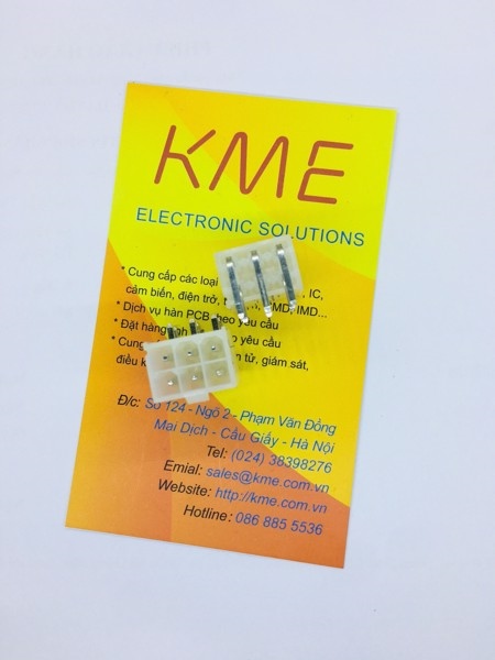 Header 4.2mm 6P 2x3P chân cong 5569