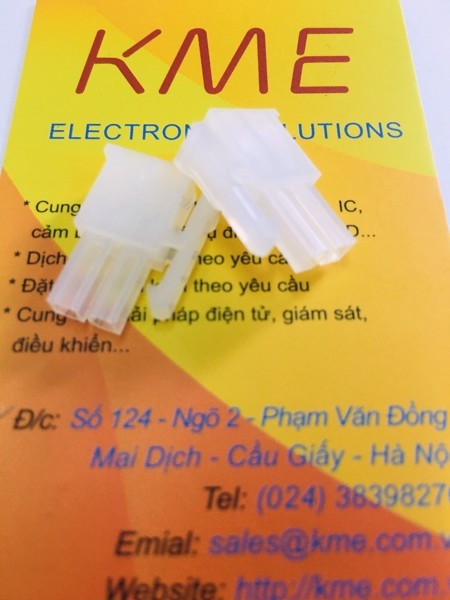 Header 4.2mm 2P 2x1P đực 5557