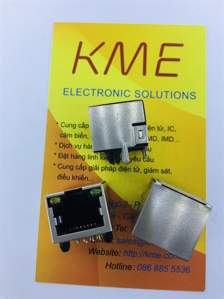 Cổng mạng RJ45 8P8C có đèn LED