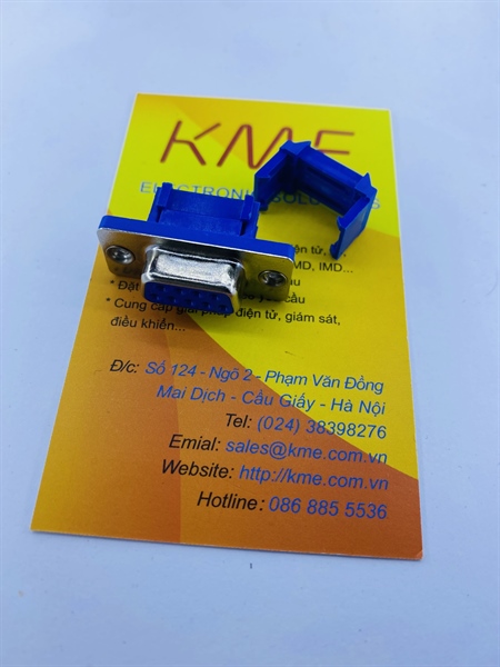 Cổng DB9 cái thẳng kẹp dây chốt