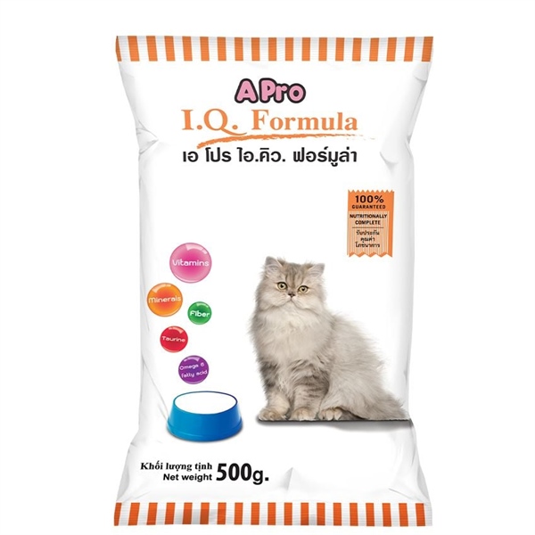 Hạt Apro I.Q. Formula cho mèo 500g