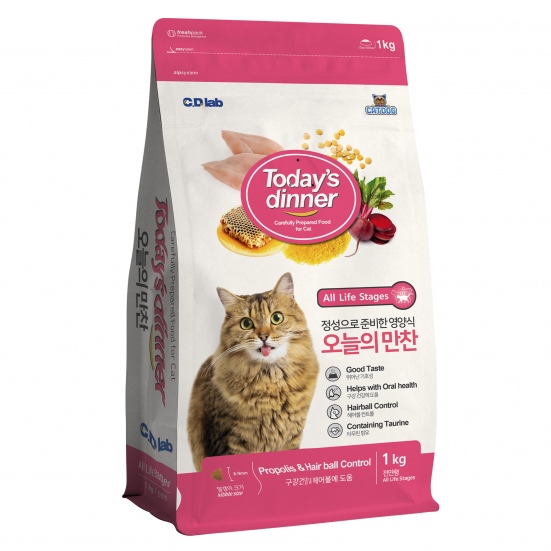 Hạt Today's Dinner cho mèo mọi lứa tuổi 1kg