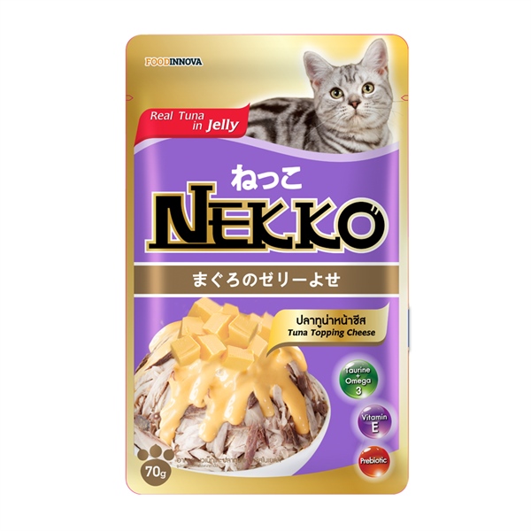 Pate Nekko Jelly 70g - Cá ngừ & Phô mai