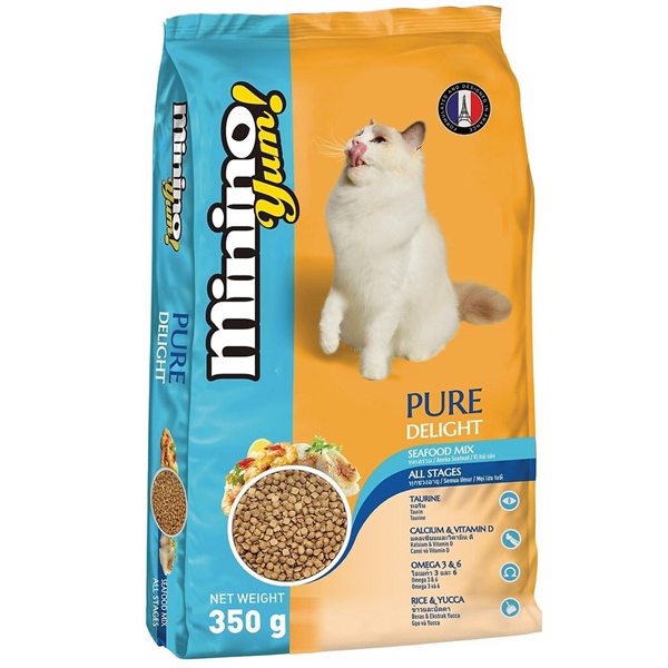 Hạt Minino Yum cho mèo mọi lứa tuổi 350g