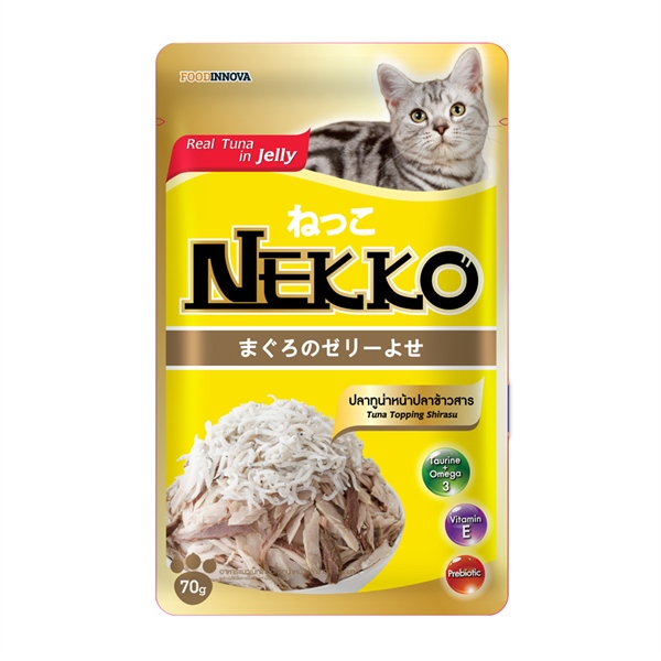 Pate Nekko Jelly 70g - Cá ngừ & Cá cơm