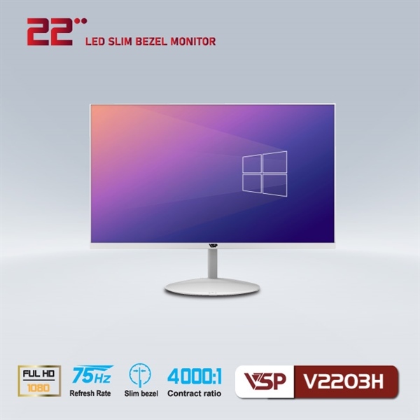 MÀN HÌNH VSP 22" LED FULL VIỀN 75HZ