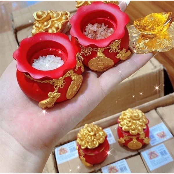 Hủ đựng muối gạo tài lộc