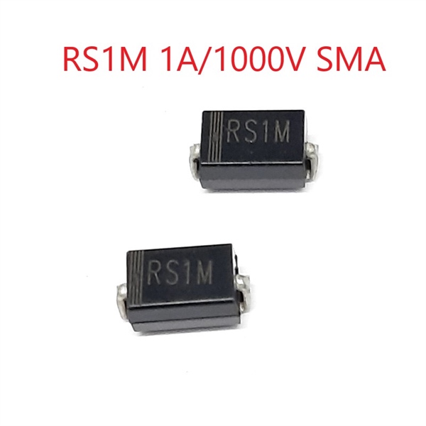 RS1M SMA Fast Diode 1A 1000V (Gói 10pcs)