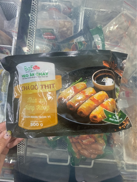 Siba Chả Giò Thịt Nhân Xốt Hồng Kông Baf Meat 500Gram