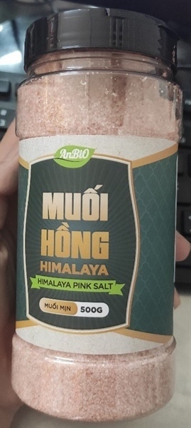 Muối Hồng Himalaya Anbio Dạng Mịn 500G