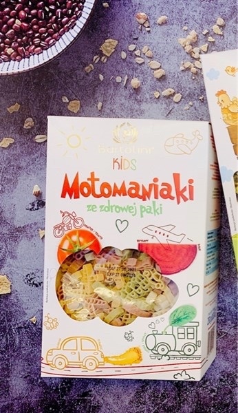 Mì Nui Rau Củ Cho Bé Hình Xe Động Cơ Bartolini 250G