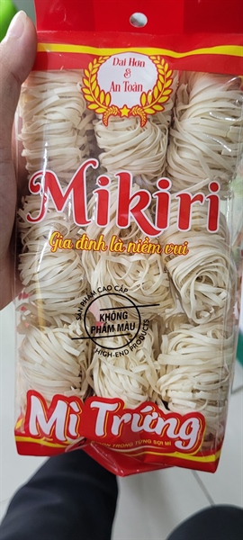 Mì Trứng Sợi Dẹp Mikiri 320G