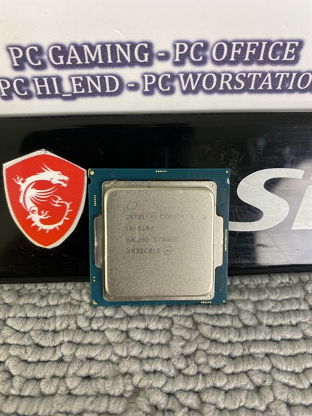 CPU intel core i3 6100 2nd