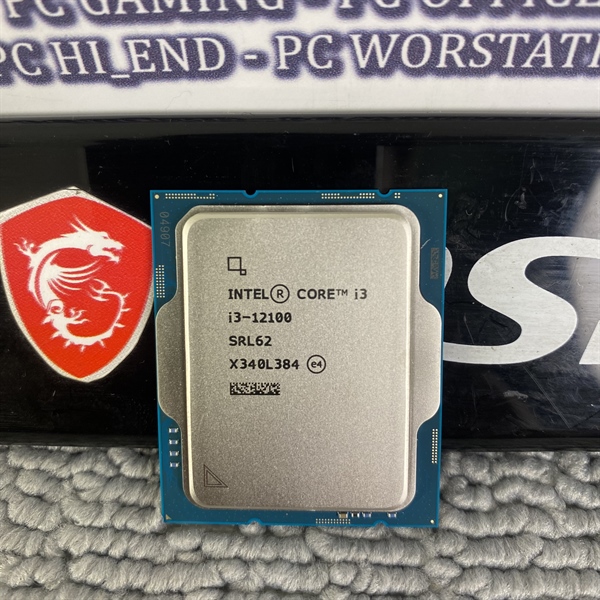 CPU intel core i3 12100 new tray