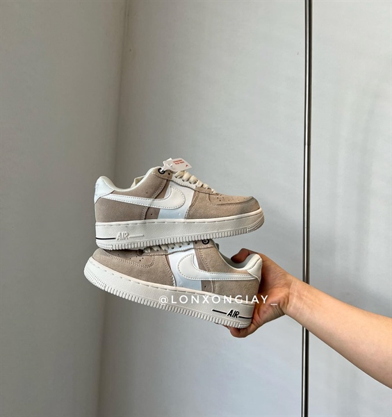 GIÀY THỂ THAO AF1 NÂU KEM