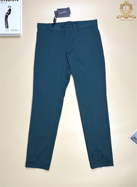 Quần âu Dolce màu xanh teal