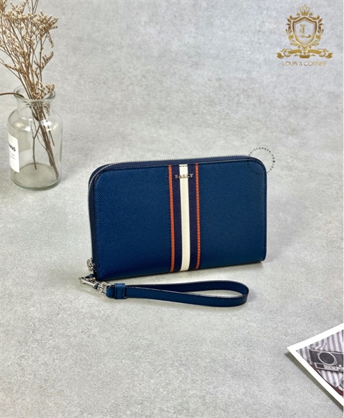 Zippy Bally blue sky calf embossed