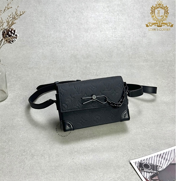 Túi LV steamer wearable mono đen chìm