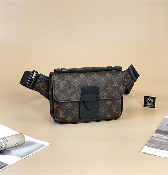 Bumbag LV S lock mono nâu