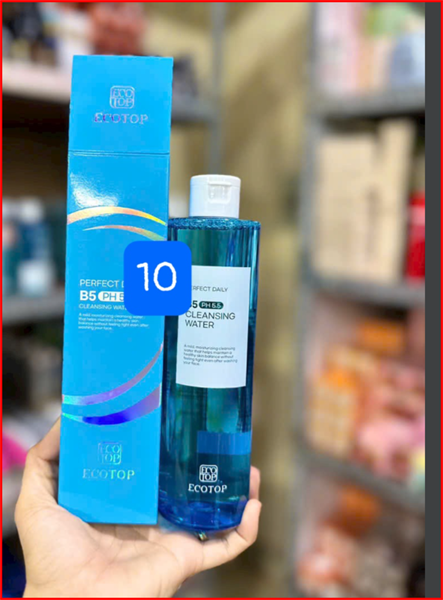 TẨY TRANG ECOTOP B5 ph5.5 - chai XANH DƯƠNG (300ml)