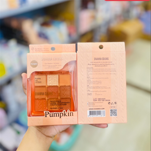 (HF194) PHẤN MẮT SIVANNA 9 ô - THÁI