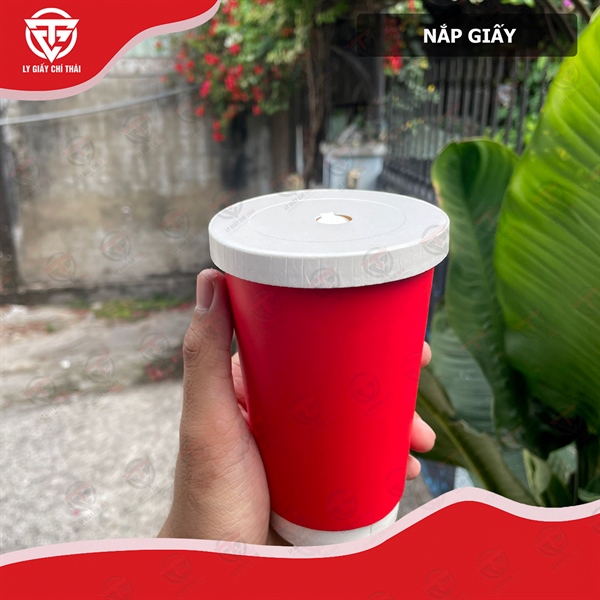 Nắp giấy - Có lỗ - Phi 90